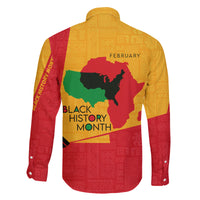 Black History Month Family Matching Tank Maxi Dress and Hawaiian Shirt African February - Wonder Print Shop