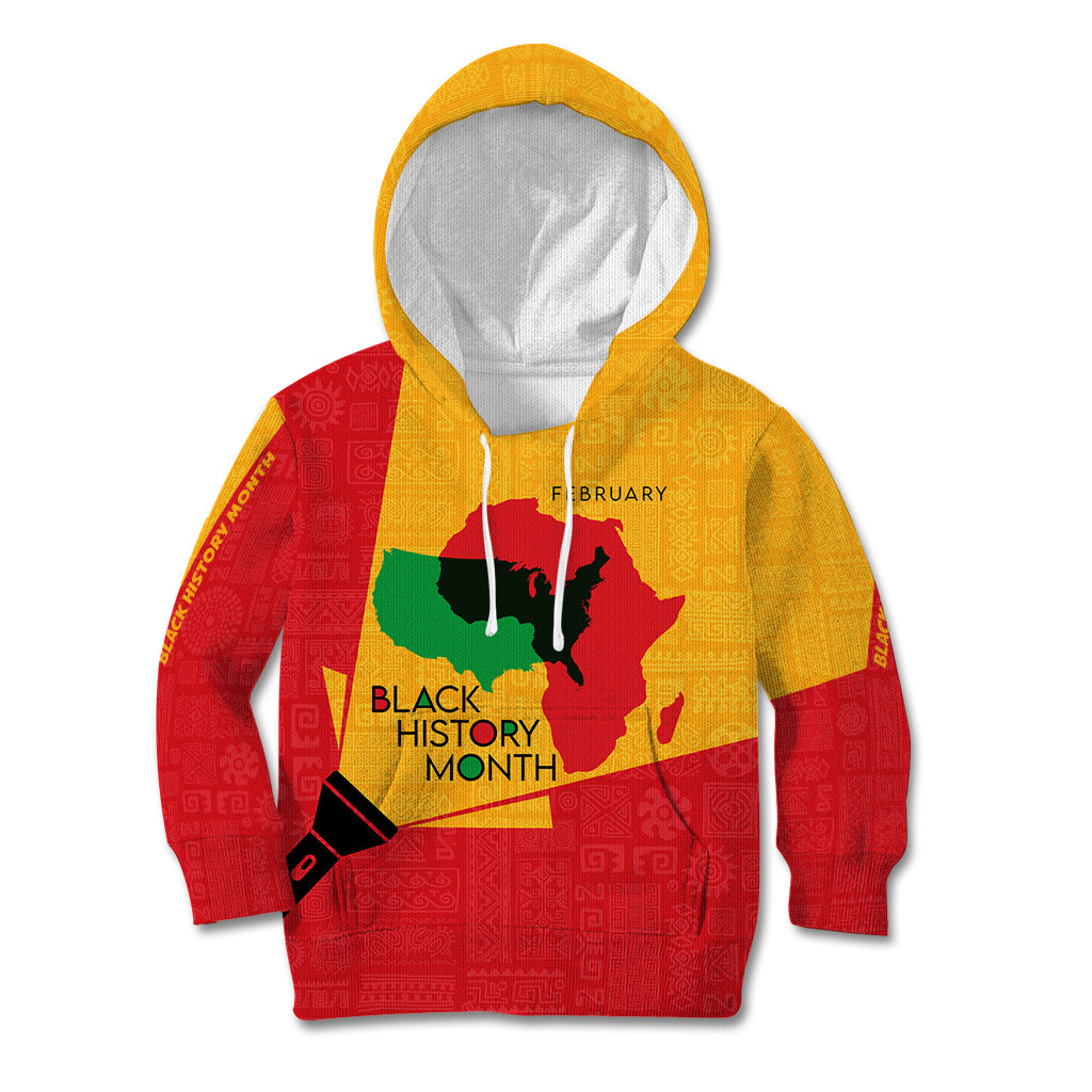 Black History Month Kid Hoodie African February