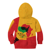 Black History Month Kid Hoodie African February - Wonder Print Shop