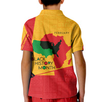 Black History Month Kid Polo Shirt African February - Wonder Print Shop