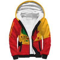 Black History Month Sherpa Hoodie African February - Wonder Print Shop