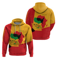 Black History Month Zip Hoodie African February - Wonder Print Shop