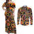 Personalized The Spirit Of Africa Couples Matching Off Shoulder Maxi Dress and Long Sleeve Button Shirt - Wonder Print Shop