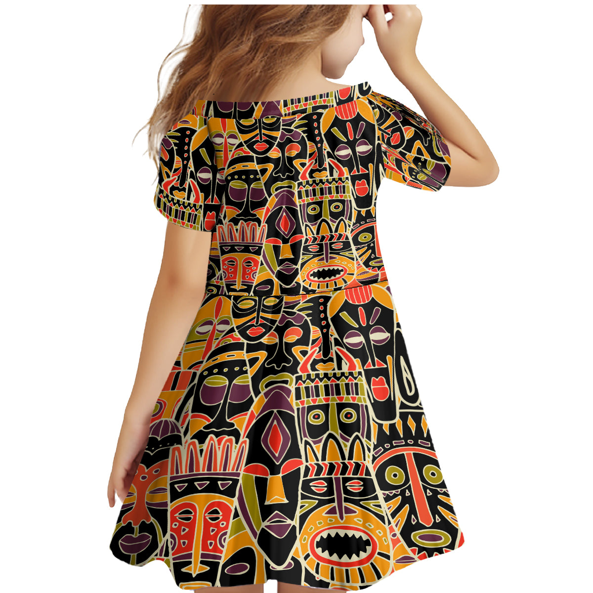 Personalized The Spirit Of Africa Family Matching Mermaid Dress and Hawaiian Shirt - Wonder Print Shop