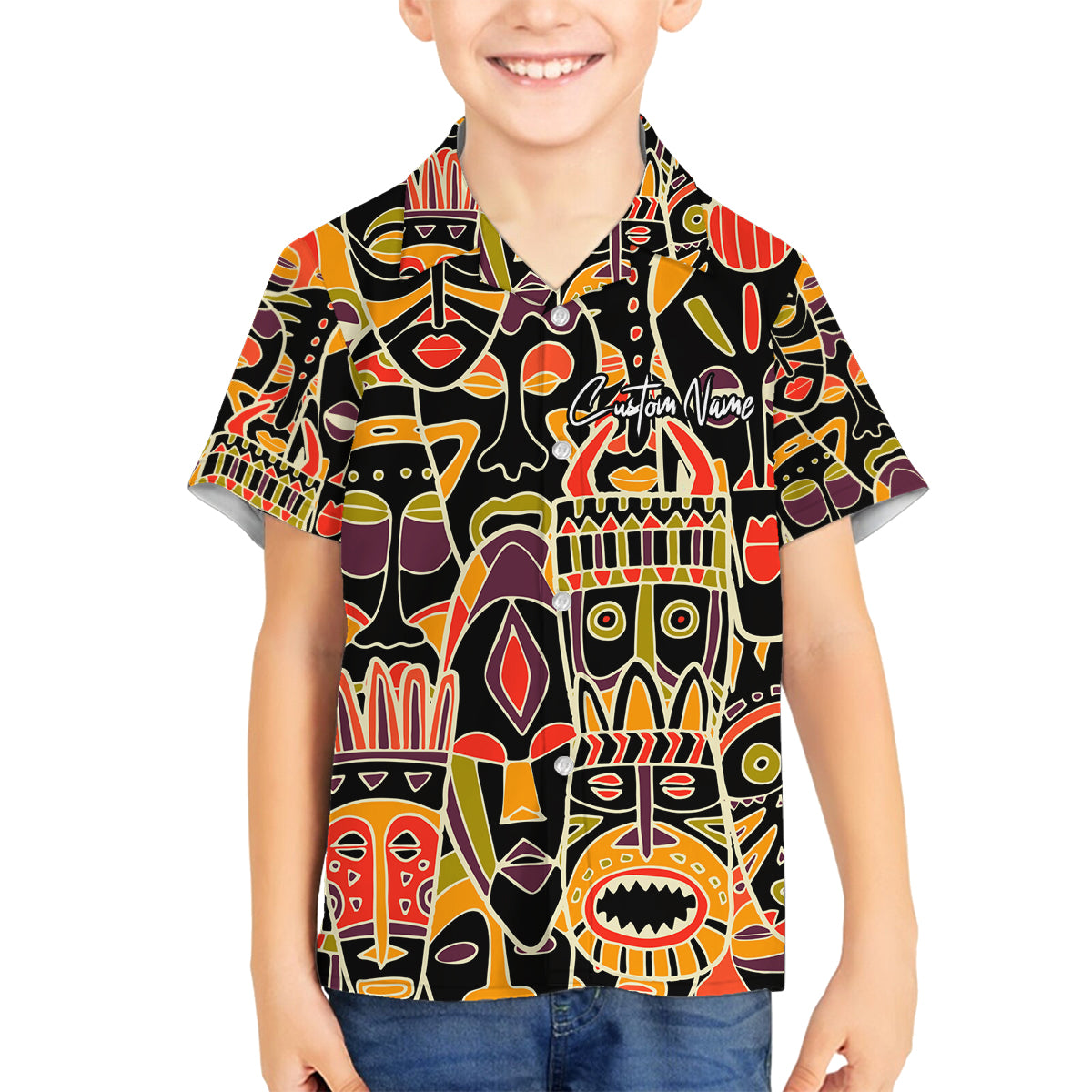 Personalized The Spirit Of Africa Family Matching Puletasi and Hawaiian Shirt - Wonder Print Shop