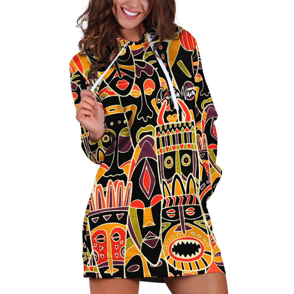 Personalized The Spirit Of Africa Hoodie Dress