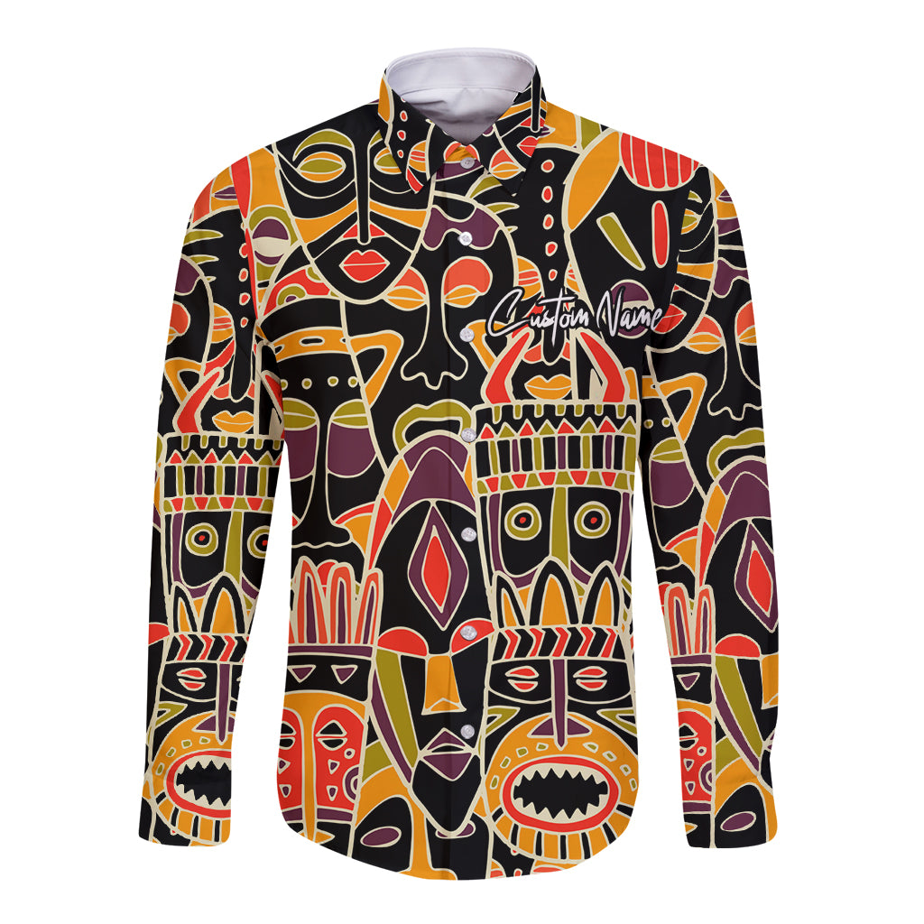 Personalized The Spirit Of Africa Long Sleeve Button Shirt - Wonder Print Shop