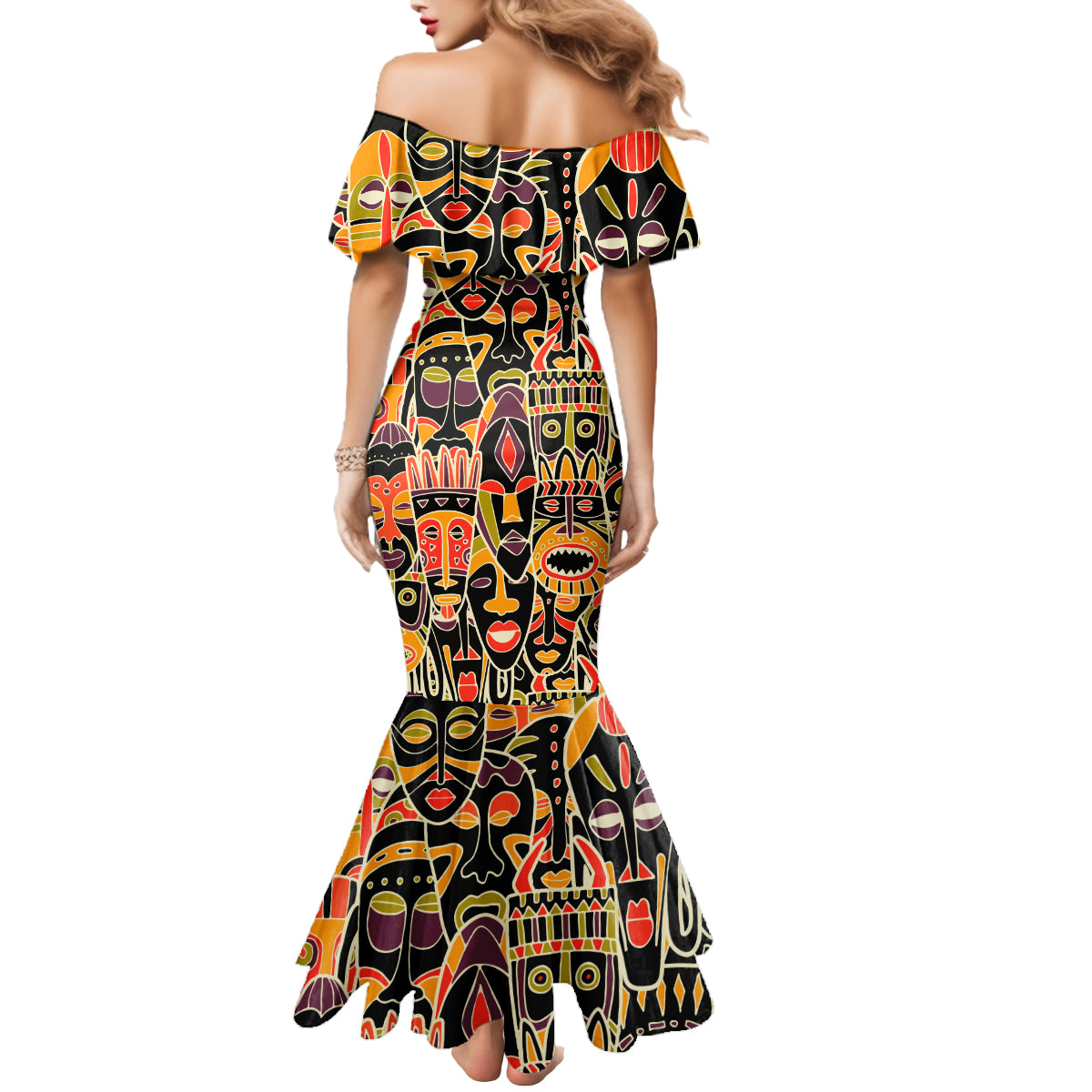 Personalized The Spirit Of Africa Mermaid Dress - Wonder Print Shop