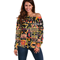 Personalized The Spirit Of Africa Off Shoulder Sweater - Wonder Print Shop