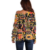 Personalized The Spirit Of Africa Off Shoulder Sweater - Wonder Print Shop