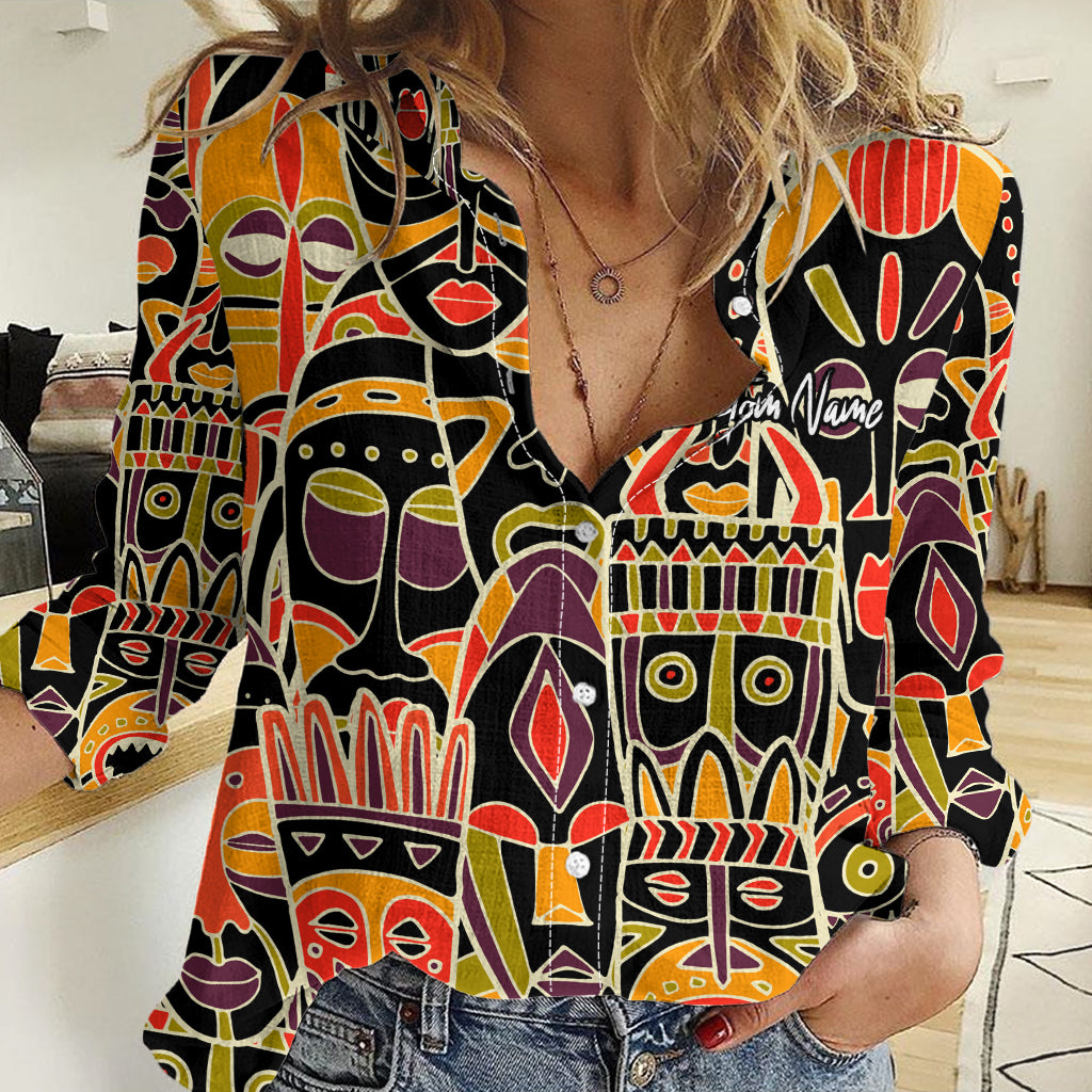 Personalized The Spirit Of Africa Women Casual Shirt - Wonder Print Shop