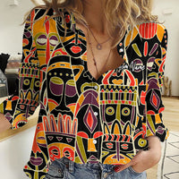 Personalized The Spirit Of Africa Women Casual Shirt - Wonder Print Shop