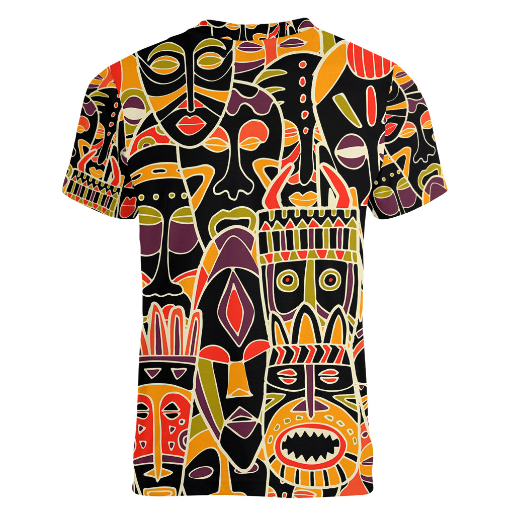 Personalized The Spirit Of Africa Women V Neck T Shirt - Wonder Print Shop