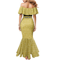 Personalized African Mudcloth Dashiki Family Matching Mermaid Dress and Hawaiian Shirt - Wonder Print Shop