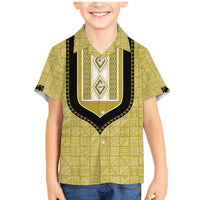 Personalized African Mudcloth Dashiki Family Matching Mermaid Dress and Hawaiian Shirt - Wonder Print Shop
