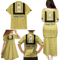 Personalized African Mudcloth Dashiki Family Matching Puletasi and Hawaiian Shirt - Wonder Print Shop