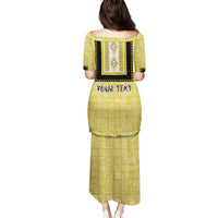 Personalized African Mudcloth Dashiki Family Matching Puletasi and Hawaiian Shirt - Wonder Print Shop