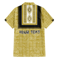 Personalized African Mudcloth Dashiki Family Matching Short Sleeve Bodycon Dress and Hawaiian Shirt - Wonder Print Shop