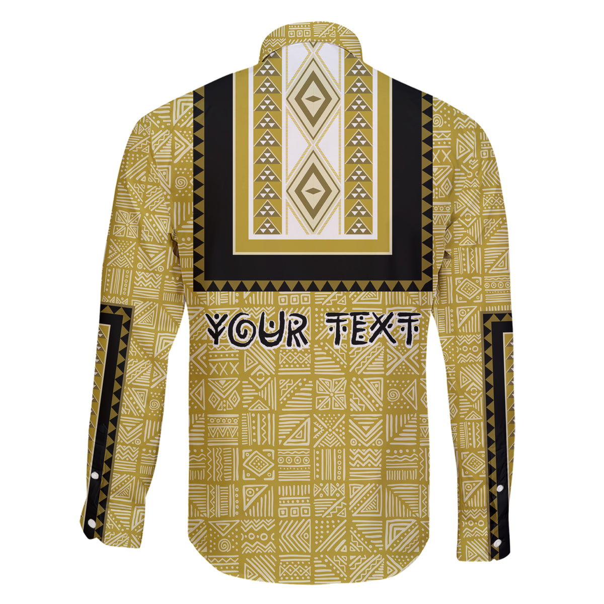 Personalized African Mudcloth Dashiki Family Matching Short Sleeve Bodycon Dress and Hawaiian Shirt - Wonder Print Shop