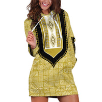 Personalized African Mudcloth Dashiki Hoodie Dress - Wonder Print Shop