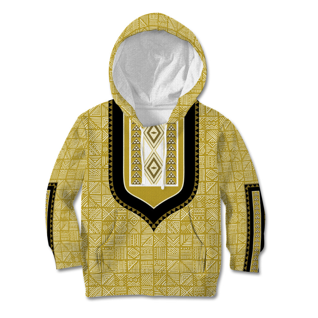 Personalized African Mudcloth Dashiki Kid Hoodie - Wonder Print Shop