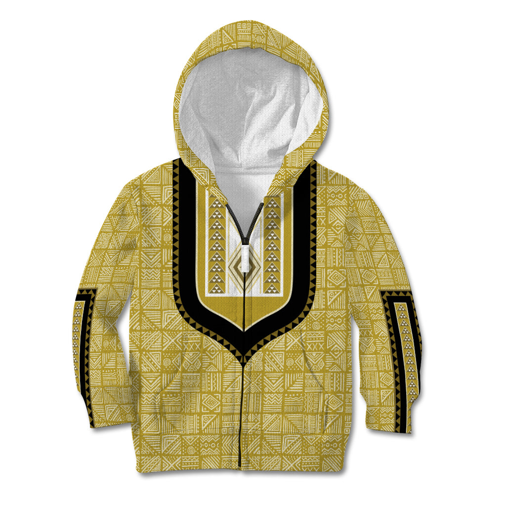Personalized African Mudcloth Dashiki Kid Hoodie - Wonder Print Shop