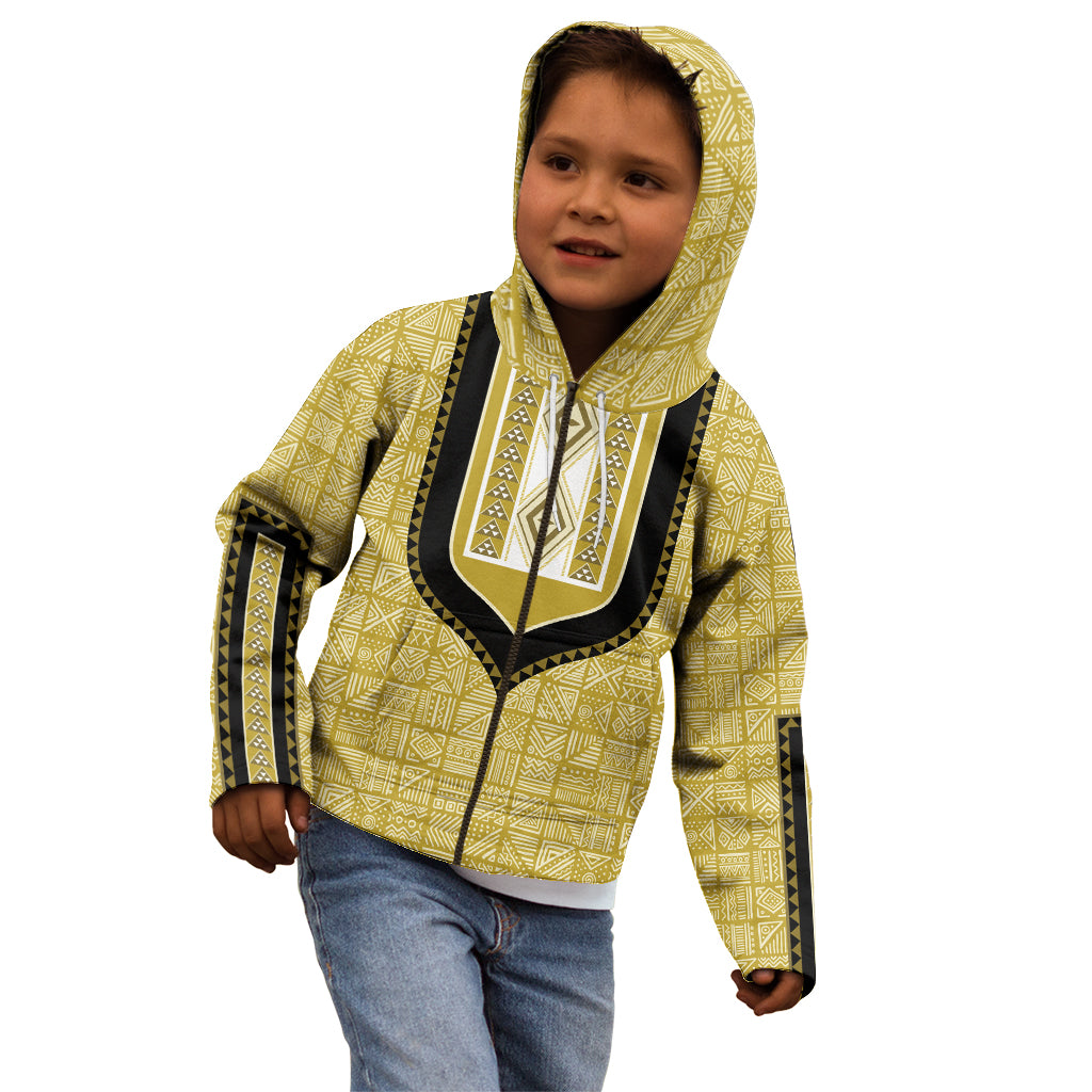 Personalized African Mudcloth Dashiki Kid Hoodie - Wonder Print Shop