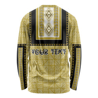 Personalized African Mudcloth Dashiki Long Sleeve Shirt - Wonder Print Shop