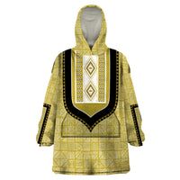 Personalized African Mudcloth Dashiki Wearable Blanket Hoodie - Wonder Print Shop