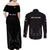 New Zealand Couples Matching Off Shoulder Maxi Dress and Long Sleeve Button Shirt Rugby 2023 Champions Black - Wonder Print Shop