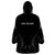 New Zealand Wearable Blanket Hoodie Rugby 2023 Champions Black - Wonder Print Shop