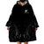 New Zealand Wearable Blanket Hoodie Rugby 2023 Champions Black - Wonder Print Shop