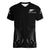 New Zealand Women V Neck T Shirt Rugby 2023 Champions Black - Wonder Print Shop