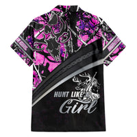 Hunt Like A Girl Hawaiian Shirt Forest Purple - Wonder Print Shop
