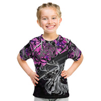 Hunt Like A Girl Kid T Shirt Forest Purple - Wonder Print Shop