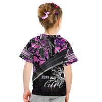 Hunt Like A Girl Kid T Shirt Forest Purple - Wonder Print Shop