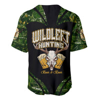 Wildlife Hunting Baseball Jersey Beer And Deer - Wonder Print Shop