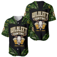 Wildlife Hunting Baseball Jersey Beer And Deer - Wonder Print Shop
