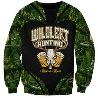 Wildlife Hunting Sweatshirt Beer And Deer - Wonder Print Shop