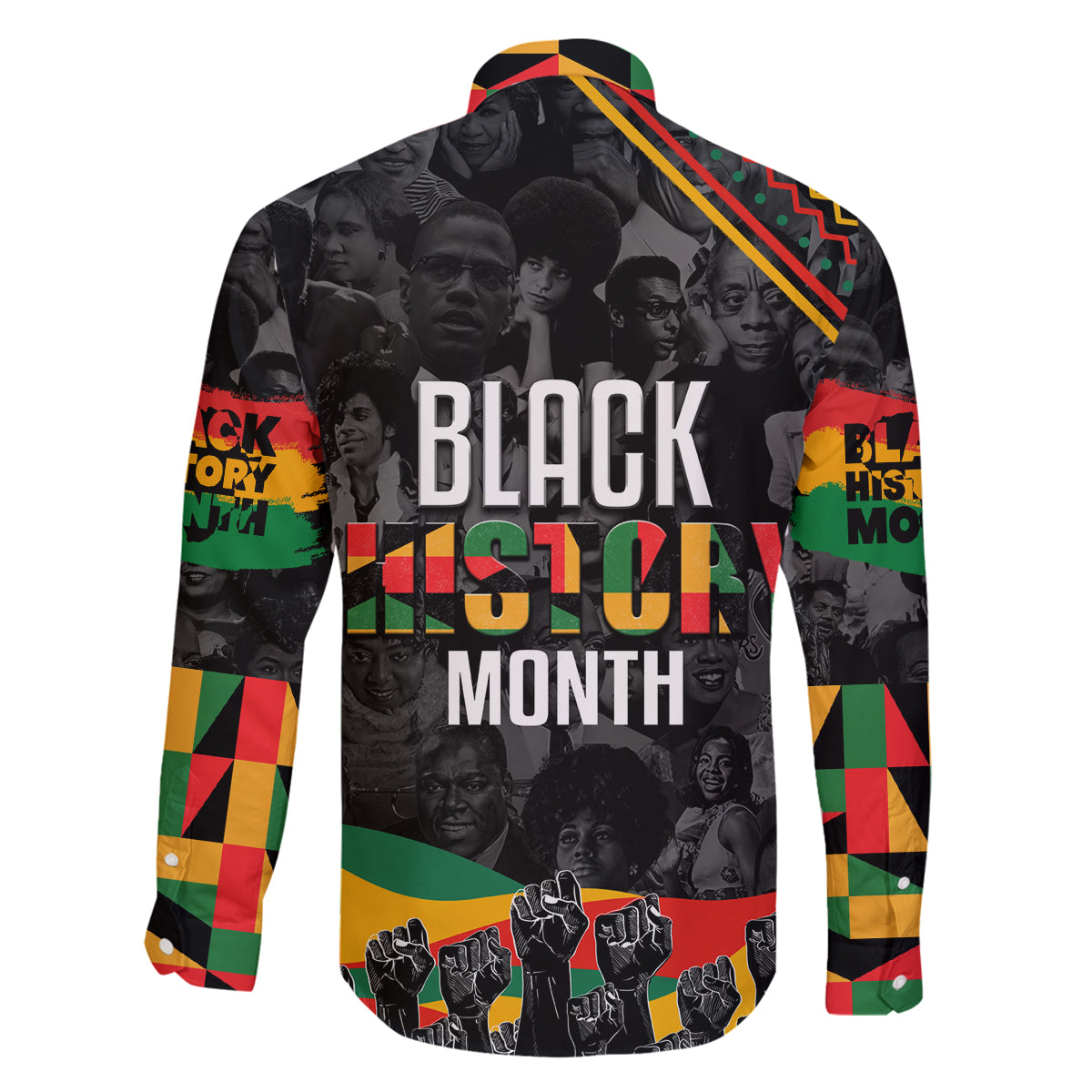 Personalized Black History Month Family Matching Off Shoulder Short Dress and Hawaiian Shirt - Wonder Print Shop