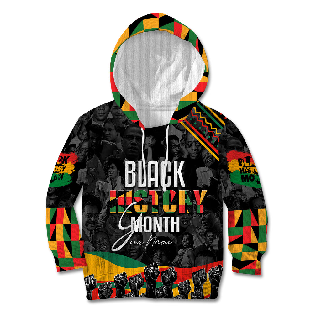 Personalized Black History Month Kid Hoodie - Wonder Print Shop