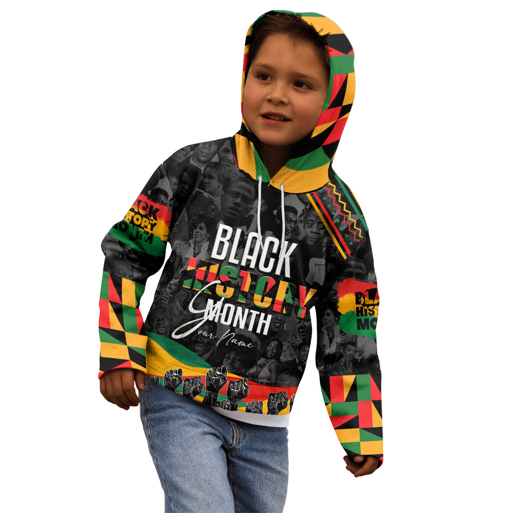 Personalized Black History Month Kid Hoodie - Wonder Print Shop
