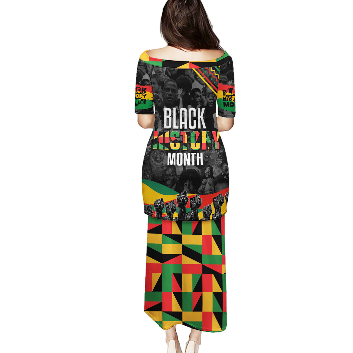 Personalized Black History Month Puletasi - Wonder Print Shop