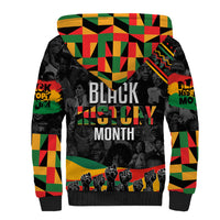 Personalized Black History Month Sherpa Hoodie - Wonder Print Shop