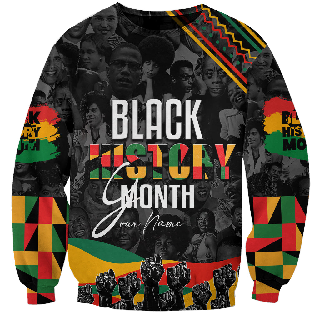 Personalized Black History Month Sweatshirt - Wonder Print Shop