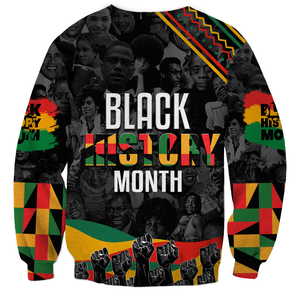 Personalized Black History Month Sweatshirt - Wonder Print Shop