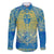 Personalized Mandala Egyptian Pharaoh Family Matching Long Sleeve Bodycon Dress and Hawaiian Shirt Eye of Horus Blue - Wonder Print Shop