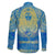 Personalized Mandala Egyptian Pharaoh Family Matching Puletasi and Hawaiian Shirt Eye of Horus Blue - Wonder Print Shop