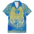 Personalized Mandala Egyptian Pharaoh Hawaiian Shirt Eye of Horus Blue - Wonder Print Shop