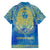 Personalized Mandala Egyptian Pharaoh Hawaiian Shirt Eye of Horus Blue - Wonder Print Shop